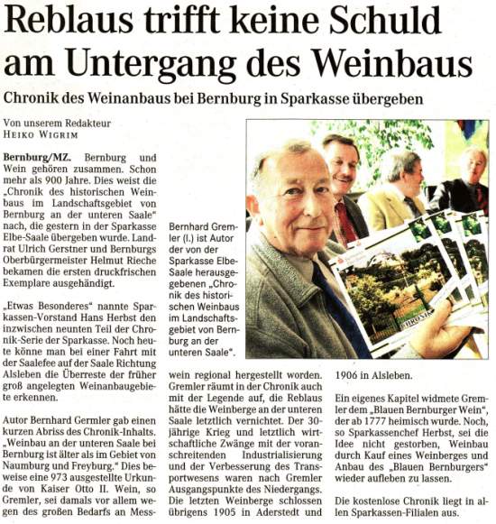 Pressebeitrag MZ